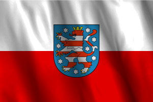 National Flag of Thuringia flag