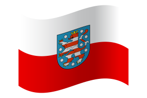 Thuringia Flag flag