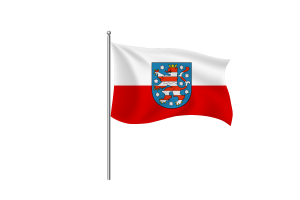 Thuringia Flag Clipart flag