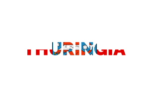Thuringia Text Art flag