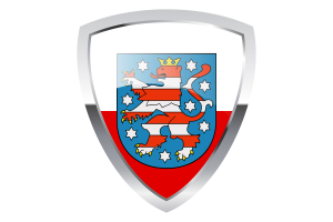 Thuringia Shield Flag flag