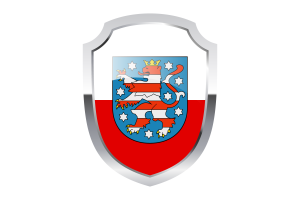 Thuringia Shield Logo flag
