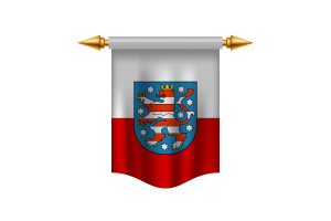 Thuringia Flag Royal Banner flag