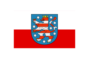 Thuringia Flag Vector Illustration flag