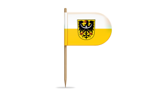 Silesian Flag for Desk, Table flag