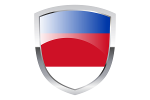 National Flag of Sorbs Clipart flag