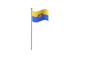 Waving Flag of Deputy Yang di-Pertuan Agong flag