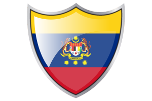 Shield with Flag of Federal Territories flag