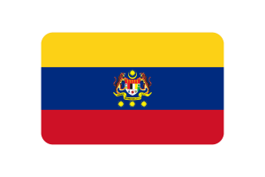 Federal Territories Flag Rounded Rectangle Vector Illustration flag