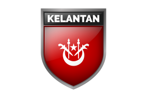 Kelantan Flag Map Pin Icon flag