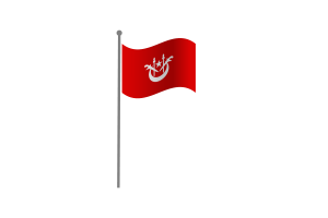 Kelantan Flag for Desk, Table flag