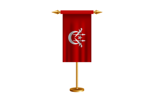 3d Kelantan Standing Flag flag