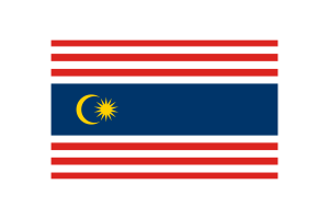 Kuala Lumpur Flag Vector Illustration flag