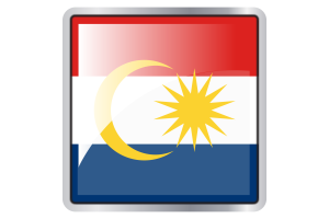 Labuan Flag Square icon flag