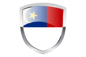 National Flag of Malacca Clipart flag