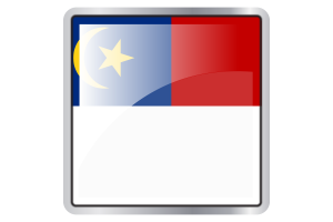 Malacca Flag Square icon flag