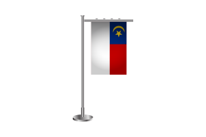3d Malacca Standing Flag flag