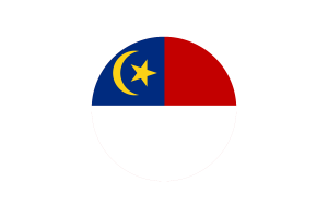 Malacca Flag Circle Vector Free flag
