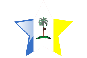 Penang Flag Star Icon flag