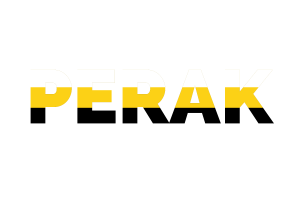 Perak Text Art flag