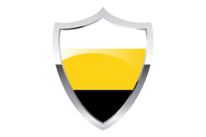 Perak Flag with Medieval Heater Shield flag