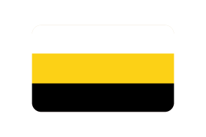Perak Flag Rounded Rectangle Vector Illustration flag