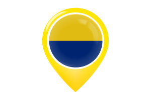 Perlis Flag Map Pin Icon flag