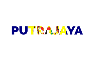 Putrajaya Text Art flag