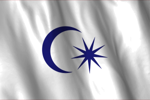 Nationale Flagge von Sultan von Johor flag