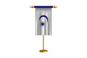 Zeremonielle Flagge des Sultans von Johor Vektor kostenlos flag