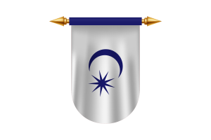 Emblem-Vektor-Bilder der Flagge des Sultans von Johor flag