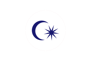 Kreis-Vektor der Flagge des Sultans von Johor kostenlos flag