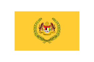 Yang di-Pertuan Agong Flag Vector Illustration flag