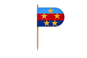 Flagge des Oberbefehlshabers der malaysischen Streitkräfte für Schreibtisch, Tisch flag