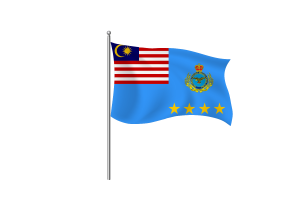 Malaysian Air Force Flag Clipart flag