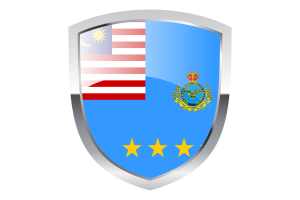 National Flag of Malaysian Air Force Clipart flag