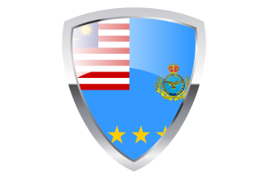 Malaysian Air Force Shield Flag flag