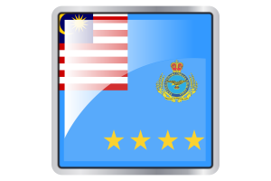 Malaysian Air Force Flag Square icon flag