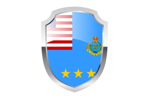 Malaysian Air Force Shield Logo flag