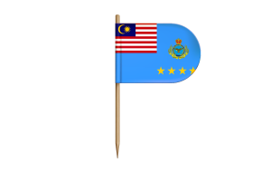 Malaysian Air Force Flag for Desk, Table flag