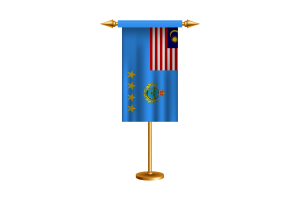 Malaysian Air Force Ceremonial Flag Vector Free flag