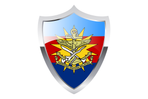 Malaysian Armed Forces Flag with Medieval Heater Shield flag