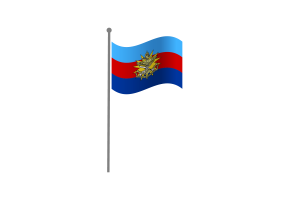 Waving Flag of Malaysian Armed Forces flag