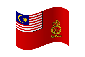 Malaysian Army Flag flag