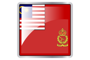 Malaysian Army Flag Square icon flag