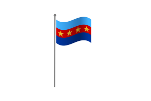 Waving Flag of Malaysian Chief of Defence Forces flag