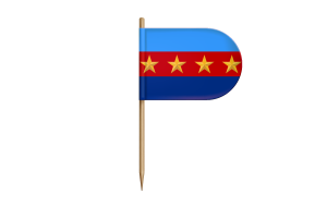 Malaysian Chief of Defence Forces Flag for Desk, Table flag