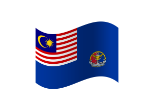 Malaysian Coast Guard Flag flag