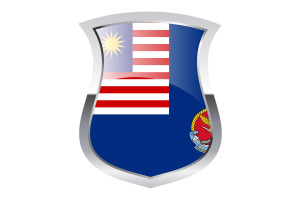 Malaysian Coast Guard Pride Flag flag