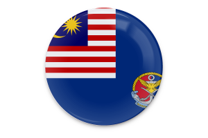 Malaysian Coast Guard Flag Vector Art flag